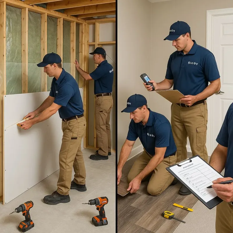 Repairs and Reconstruction process in West Pensacola, FL