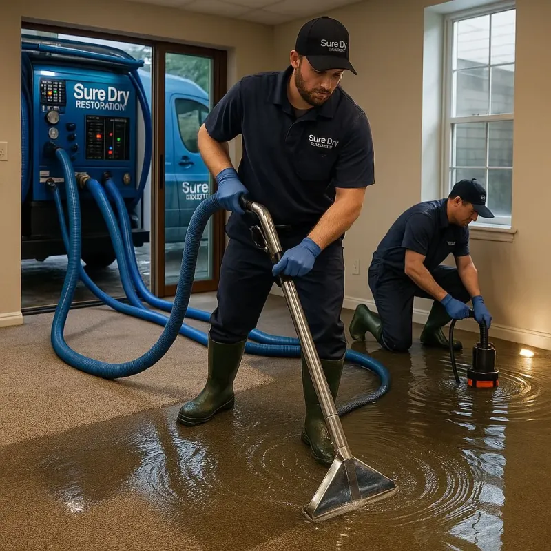 Water Extraction and Removal process in West Pensacola, FL